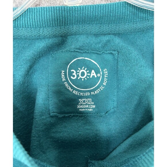 Florida 30A Sweatshirt Women's 2XL Green Turtle Christmas Holiday Cheer - Picture 11 of 12